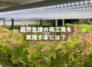 水耕栽培で「高付加価値野菜」を生み出し、就労支援の高工賃を実現する戦略は？