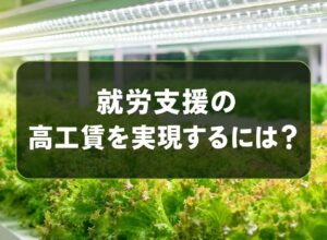 水耕栽培で「高付加価値野菜」を生み出し、就労支援の高工賃を実現する戦略は？