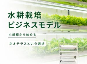 水耕栽培ビジネスを小規模で始めるには？収益モデルと屋内栽培キットの活用方法